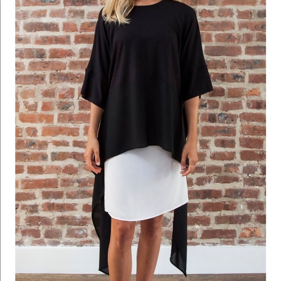 MimuMaxi Tops - Black Sash Top